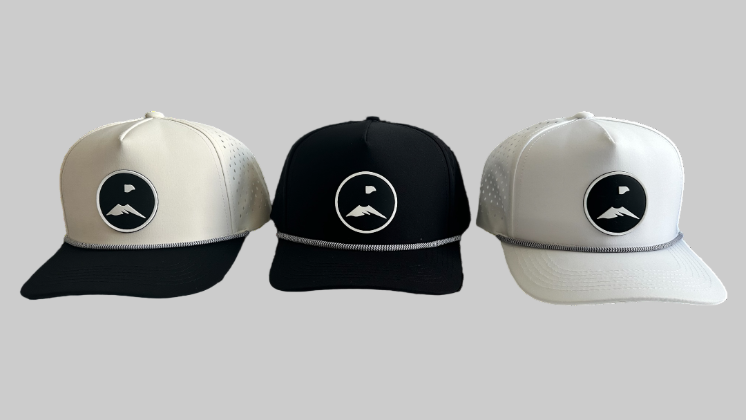3-Pack Classic Logo High Crown Rope Hats - Pin High Golf Supply