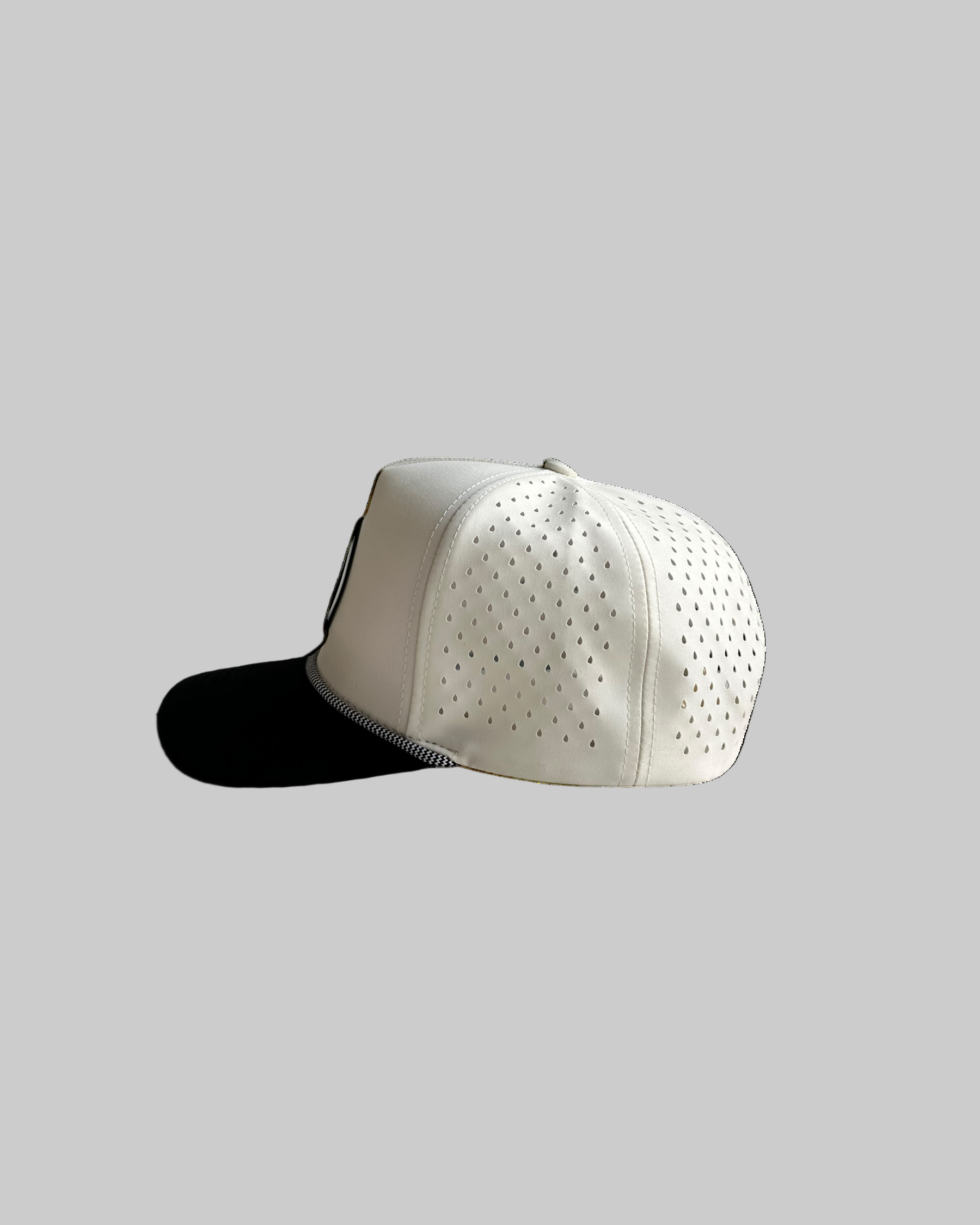 Tan/Black High-Crown Rope Hat - Pin High Golf Supply