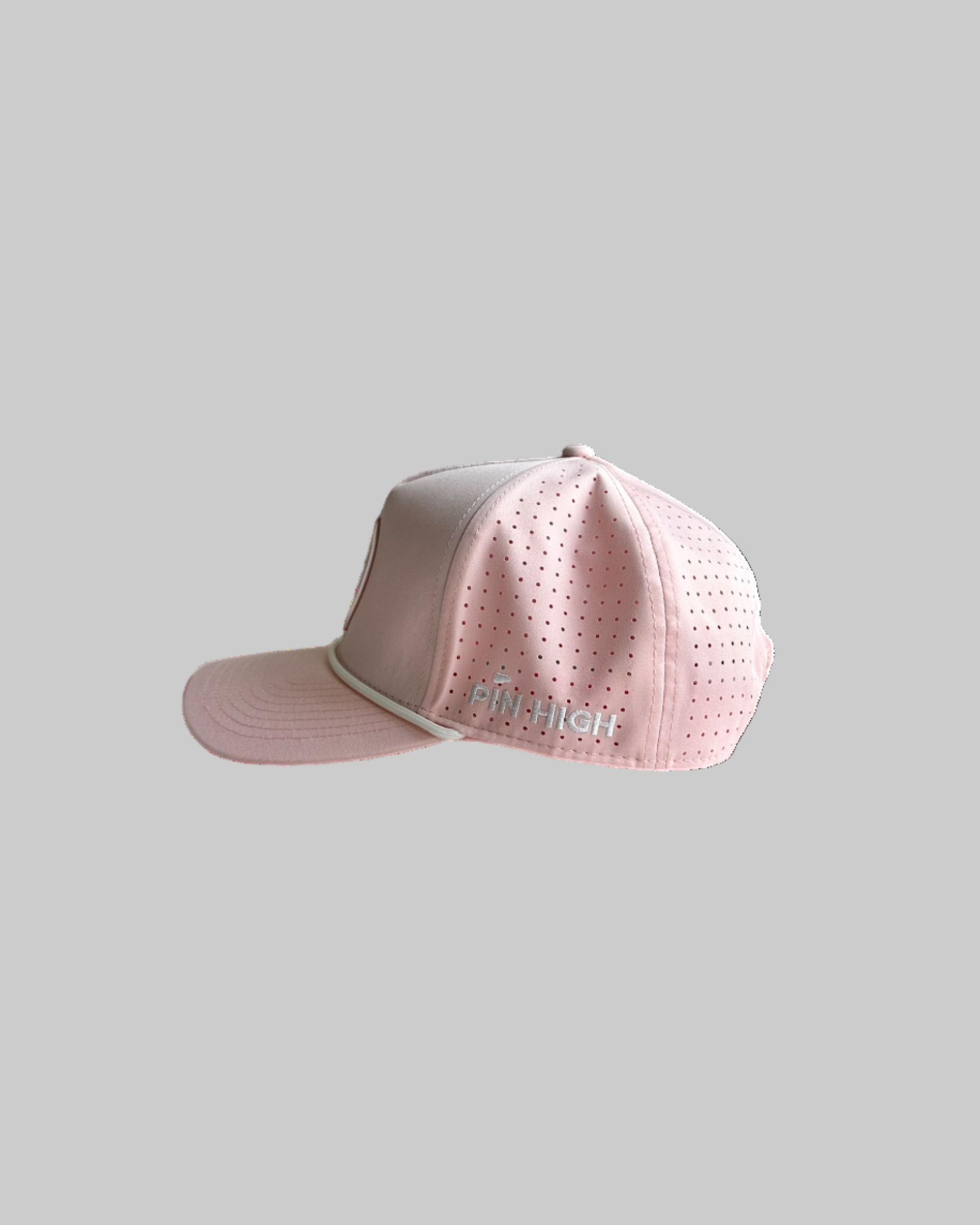 Classic Logo Pink Rope Hat - Pin High Golf Supply